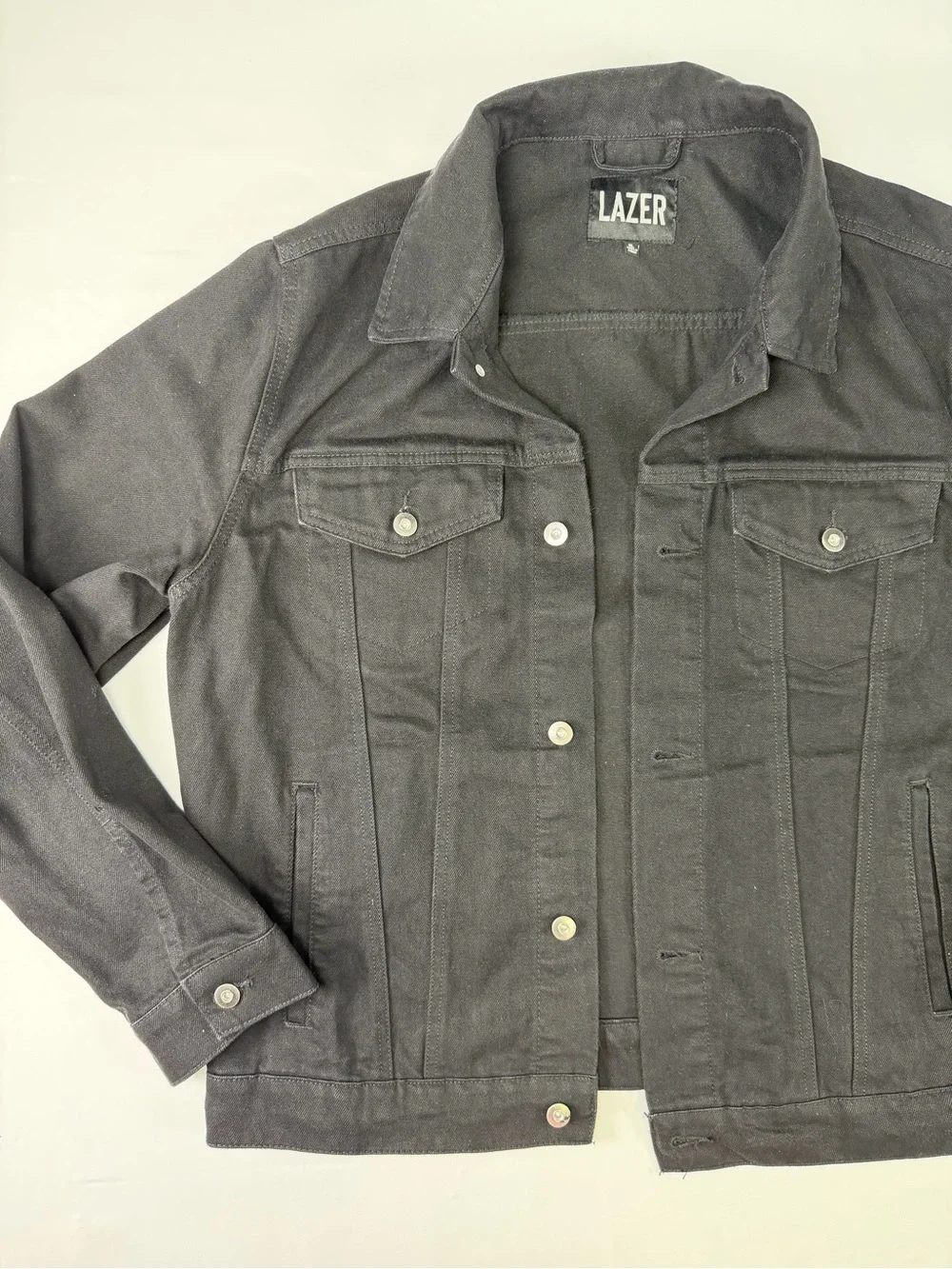 Lazer black denim